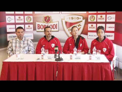 2014. november 18. - Az Aluinvent-DVTK - Castors Brain mérkőzés előtt