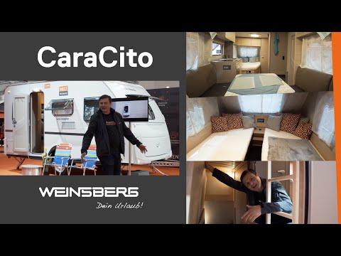 Welcher gasfreie Wohnwagen passt zu Dir? WEINSBERG CaraCito Grundriss Übersicht