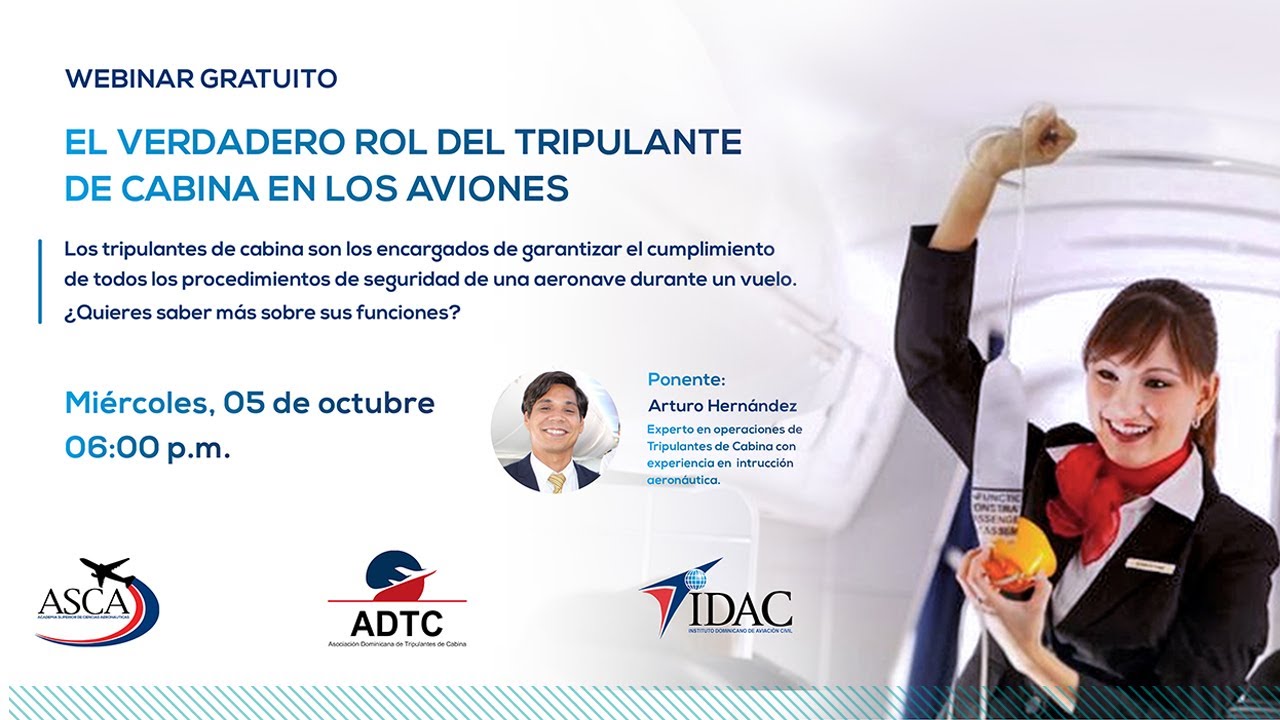 El verdadero rol del tripulante de cabina en los aviones