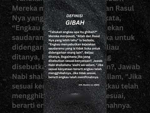 Definisi GIBAH
