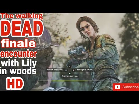 The walking dead finale AJ met lily in wood alternative choice whether go with them or stay alone