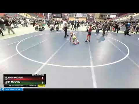 93 Lbs Cons. Round 2 - Zion Mogard, IA Vs Rogan Mogren, ND 7924