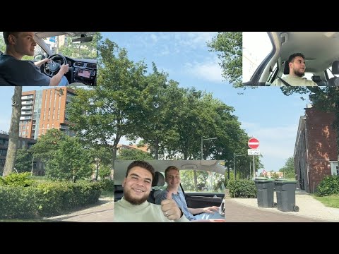 Koen drives an exam route | driving school practical exam tips