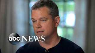 George Clooney, Matt Damon respond to Weinstein allegations video
