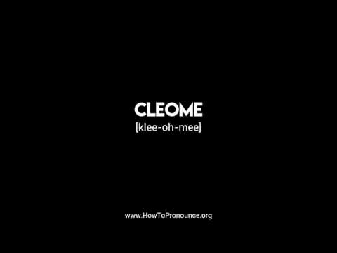 How to Pronounce "cleome"