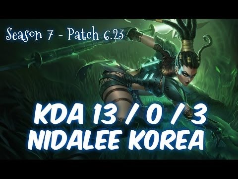 NIDALEE Korea vs KHA'ZIX Jungle - Patch 6.24 KR Ranked