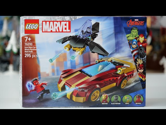 Vídeo relacionado con LEGO Marvel Deportivo de Iron Man y Black Panther vs. Hulk Rojo Set construible de acción con Minifiguras, Juguete de Aventuras para Construir y Jugar a Partir de 7 años 76310