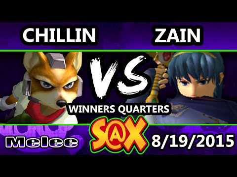 S@X 111 - Liquid Chillindude (Fox) Vs. Zain (Marth) SSBM Winners Quarters - Smash Melee