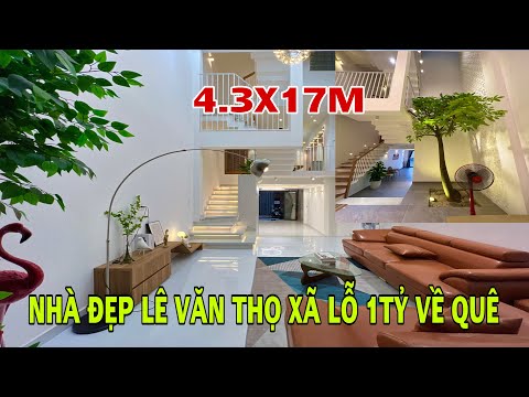 Bán nhà đẹp Lê Văn Thọ Gò Vấp 4.3 x 17m 4 lầu A. Linh kẹt vốn xã lỗ 1 tỷ thu hồi vốn về Bình Định