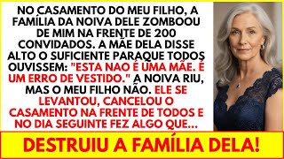 No casamento do meu filho, os sogros zombaram de mim na frente de todos. O que aconteceu depois...