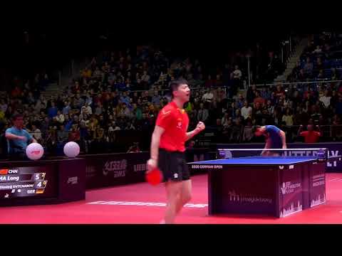 Ma Long vs Dimitrij Ovtcharov (Nice angle)