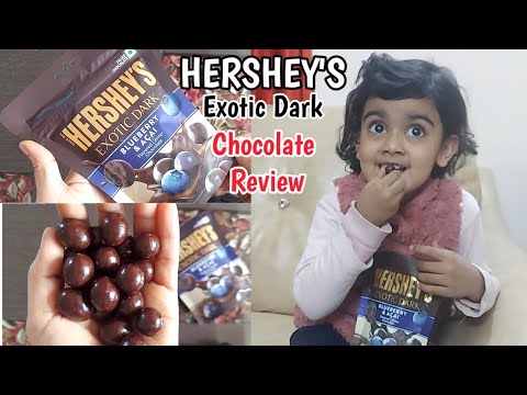 Hershey's Exotic Dark Chocolate Blueberry Review | Hershey Chocolate Review