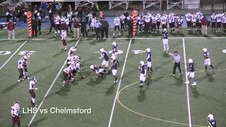 preview picture of video 'Lawrence High School Football vs Chelmsford 2013'