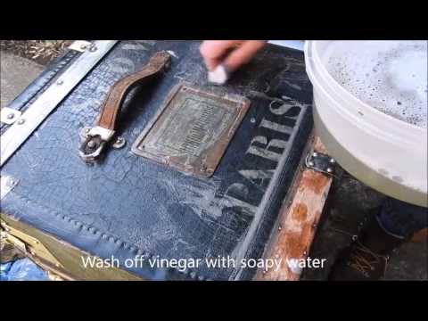 Restoring an Antique French Travel Chest (c.1900, Paris)