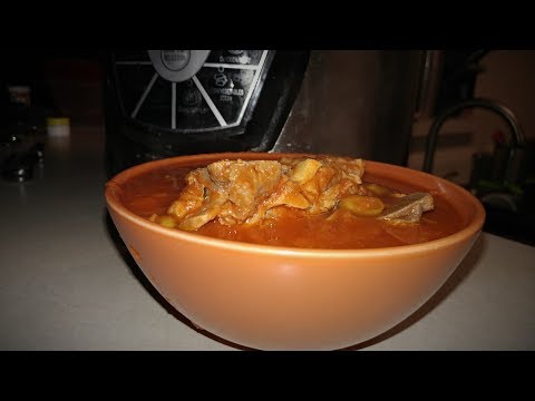 Neck Bones & Soup in Pressure Cooker