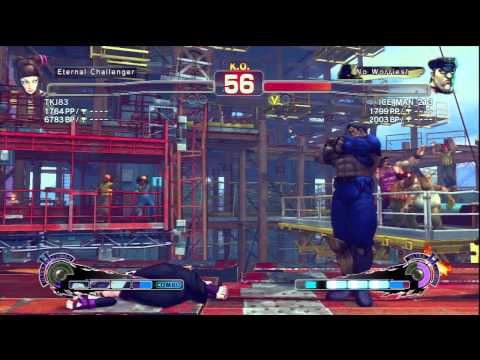 TKJ83 (Juri) Vs ICE_MAN_213 (M.Bison) SSF4 AE Ranked Matches - PSN