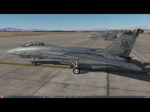 F-14 Tomcat Takeoff Tutorial Airfield | DCS World | Flying Hai, Electronic Fighter Pilot School