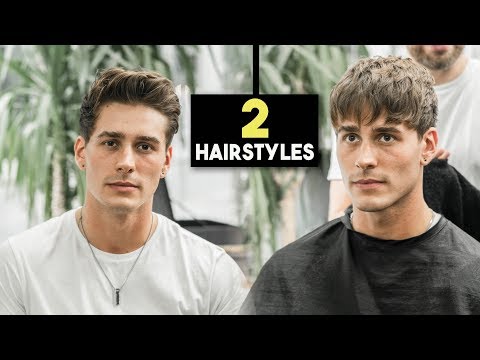 Mens Haircut - 2 Fall Hairstyles | Textured Fringe & Messy Quiff | BluMaan 2018