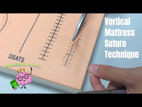 Vertical Mattress Suture Technique