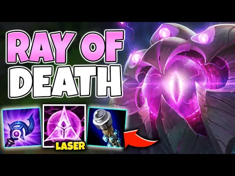 VEL'KOZ R DOES HOW MUCH DAMAGE?! TURN INTO A LEGIT LASER BEAM! - League of Legends