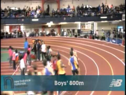 Boys 800m Heat 1 - New Balance Indoor Nationals 2011