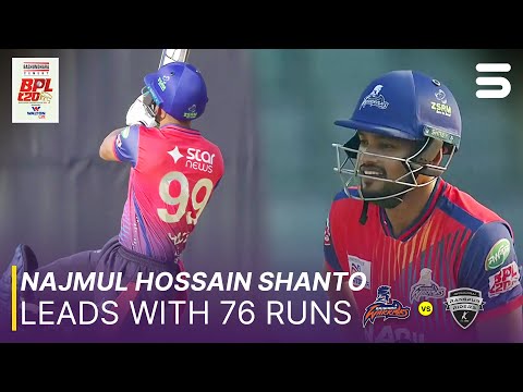 Captain’s Class! Shanto Makes 76 ✨ | Rajshahi vs Rangpur | Match 21 | BPL 2025-26 | M3Z1K