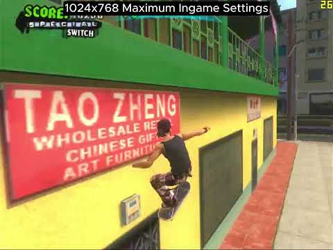 Tony Hawk's American Wasteland Geforce 3 Ti 200 Benchmark