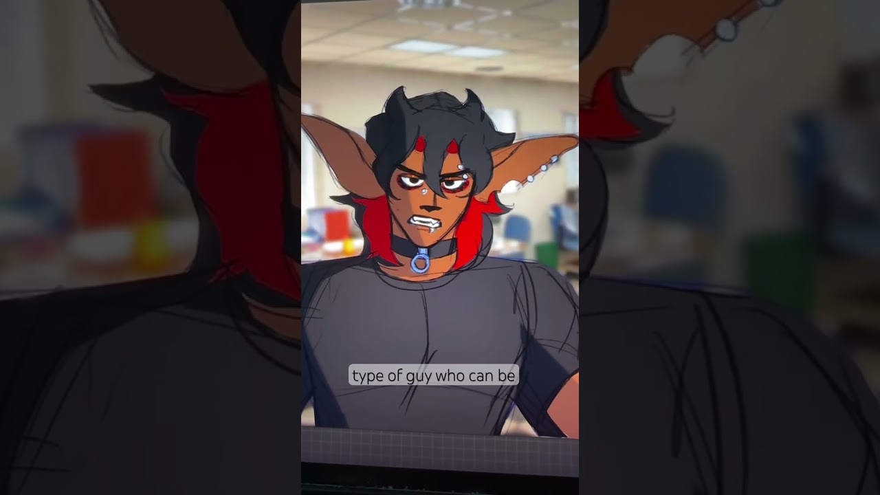 When your oc is easily bought 😭 (my monster lovers comic) #webtoon #animatic #oc #comic