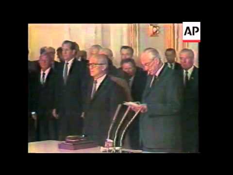 East German leader Erich Honecker deposed