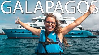 8 DAYS on a GALAPAGOS CRUISE (with boat tour!) | BUCKET LIST DESTINATION