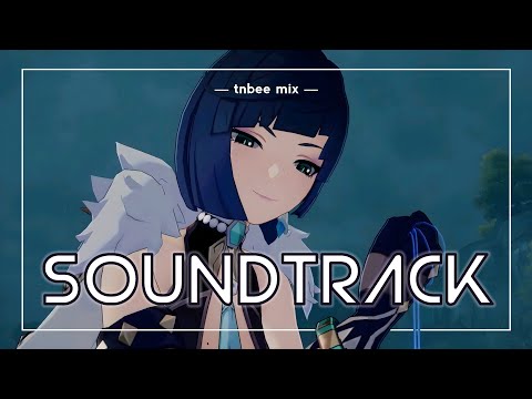 Yelan Chill BGM to relax/study/stream to - Shadow in the Rain (Coda) | Genshin Impact