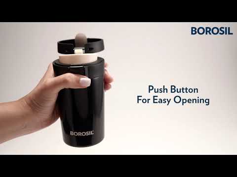Borosil Coffeemate Insulated Mug, Vacuum Insulated Travel Coffee Mug With Lid 300 Ml