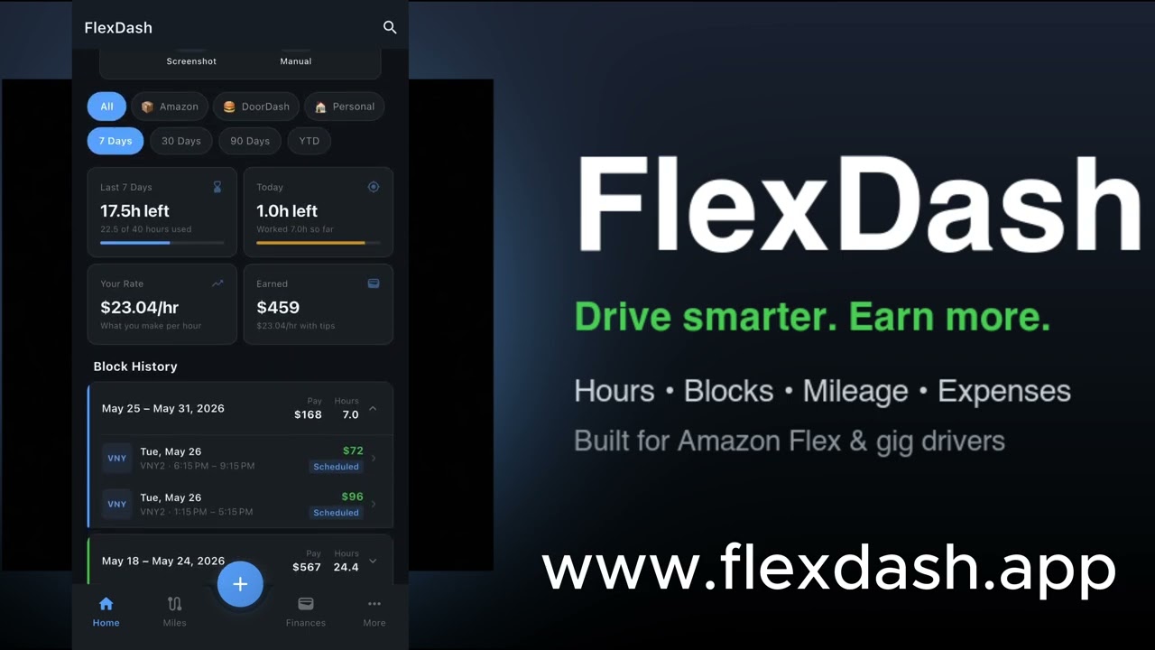 How to upload an earnings screenshot to FlexDash