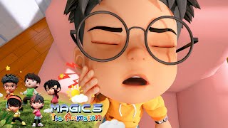 Download lagu Aduh! Gigi Irsyad Jadi Sakit Nih Gara-gara Sering Makan Coklat | Magic 5 The Animation - Episode 39 mp3