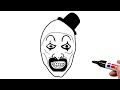 How To Draw Art The Clown
