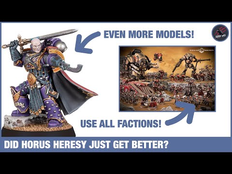 OTHER FACTIONS COMING TO HORUS HERESY & Even More New Models Revealed!