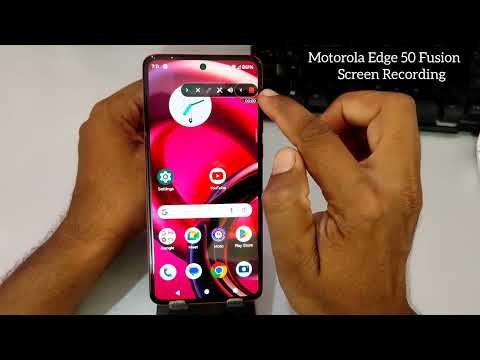 Motorola edge 50 fusion me screen recording kaise kare / Motorola edge 50 fusion me screen recording