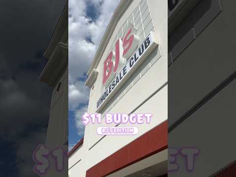 How I make an $11 budget work while shopping at Bj’s. #budget #savingmoney #cheapmeals #shorts