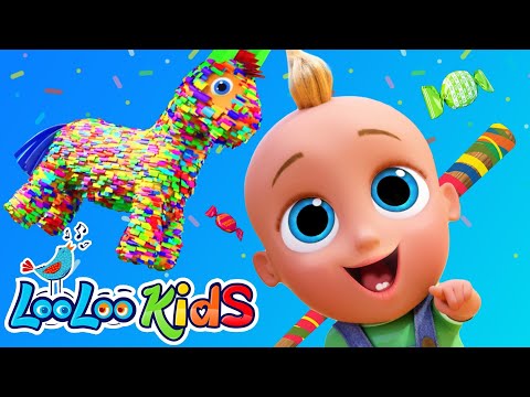 Break the Pinata - Exciting Kids Song | 15 MIN LOOP | LooLoo Kids | Kids Songs and Nursery Rhymes