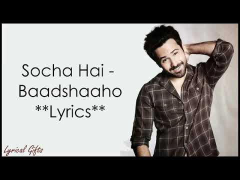 download lagu mp3 mp4 Socha Hai Lyrics, download lagu Socha Hai Lyrics gratis, unduh video klip Socha Hai Lyrics