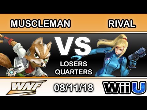 WNF 3.1 - Muscleman (Fox) Vs. Rival (Zero Suit Samus) Losers Quarters - Smash 4