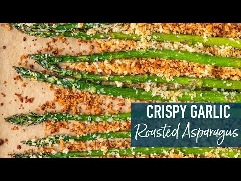 Crispy Garlic Roasted Asparagus!