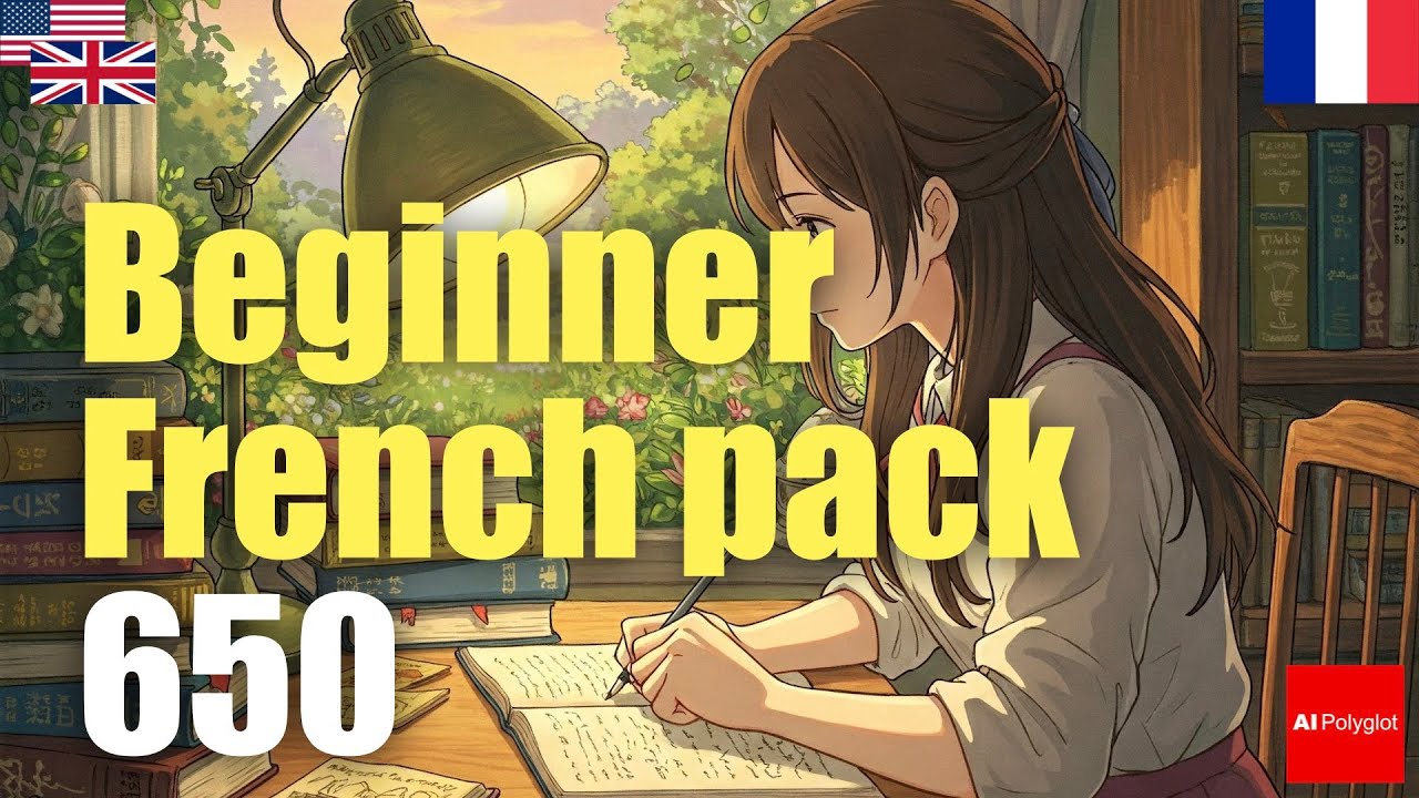 Beginner French Pack 650 | Passive listening | L2Language | with hiragana episode artwork