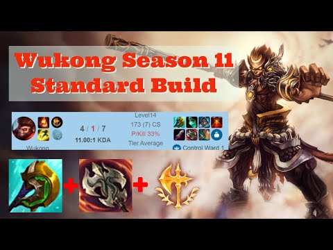 #3 Wukong Top vs Renekton - Season 11 League of Legends Full Game Play - Wuclone