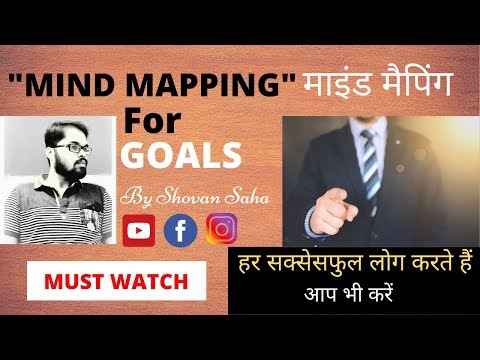 Mind Mapping kaise kare | How to make Mind Map for Goals? By Shovan Saha | Hindi Video