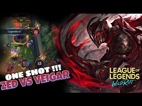 WILD Rift Zed : INSANE FULL AD ONE-SHOT BUILD | Wild Rift Zed Build and Runes | #Zed #WildRift
