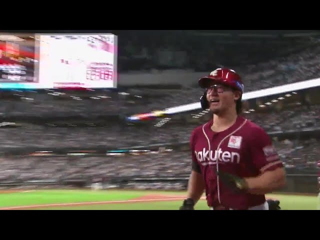 【1回表】イーグルス・安田悠馬 インコースの球を捉えライトスタンドへ先制3ランホームラン!!  2024年9月25日 北海道日本ハムファイターズ 対 東北楽天ゴールデンイーグルス