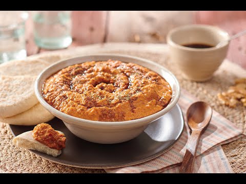 Recette Muhammara, tartinade aux poivrons et aux noix