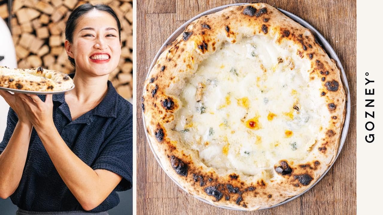Quattro Formaggi Pizza | Feng Chen | Gozney Dome