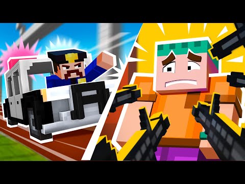 Survival Mode Madness - Building a UFO in Minecraft?!